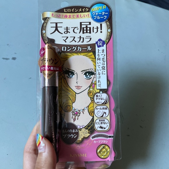 KISSME Long & Curl Mascara Super Water Proof BROWN - Picture 1 of 2